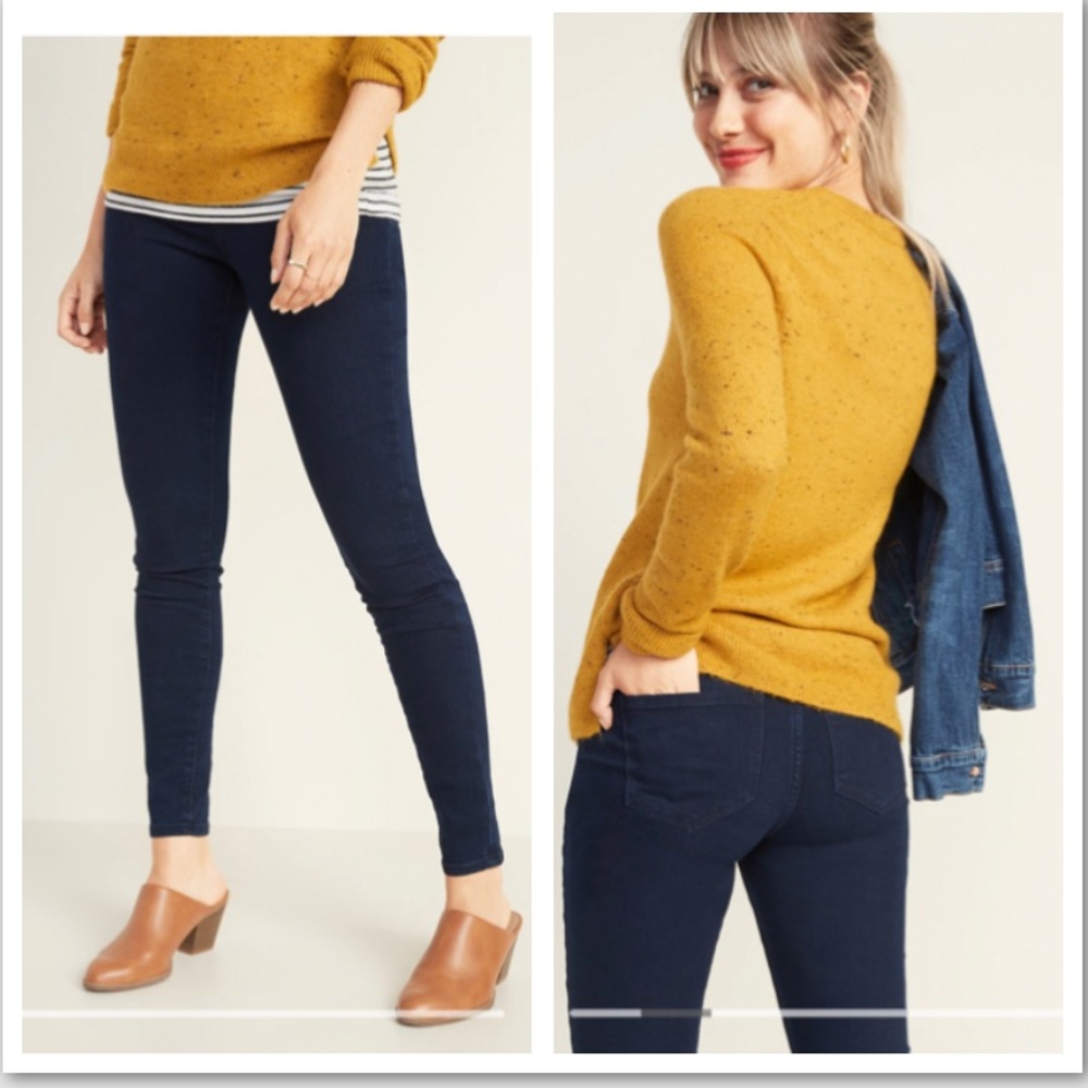 🆕 Old Navy Rockstar dark blue skinny jegging jean